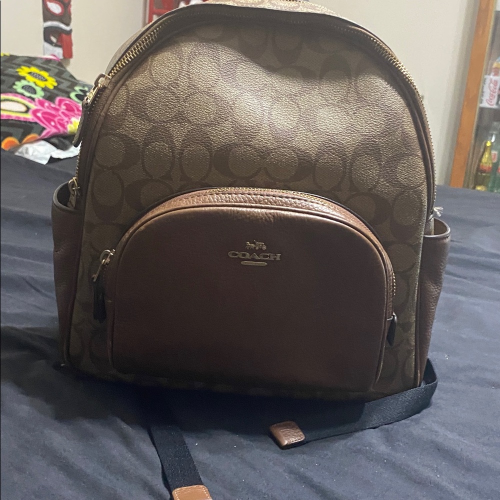 Coach Court Backpack In Signature Canvas NWT Coach - Picture 2 of 16